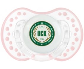 Olympique Club de Khouribga Sucette LOVI Dynamic Retro-blanc-rose-tendre classique