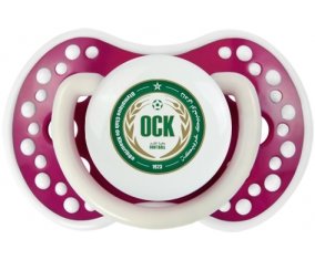 Olympique Club de Khouribga Sucette LOVI Dynamic Fuchsia phosphorescente