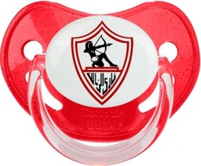 Zamalek Sporting Club Sucette Physiologique Rouge à paillette