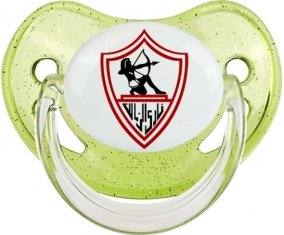 Zamalek Sporting Club Sucette Physiologique Vert à paillette