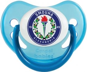 Smouha Sporting Club Tétine Physiologique Bleue phosphorescente