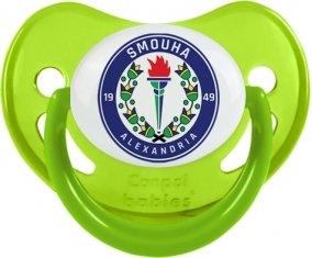 Smouha Sporting Club Tétine Physiologique Vert phosphorescente