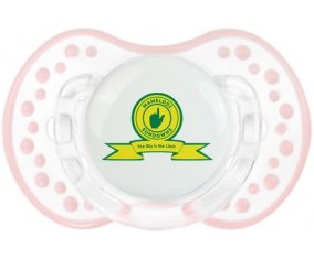 Mamelodi Sundowns Football Club Tétine LOVI Dynamic Retro-blanc-rose-tendre classique