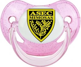 ASEC Mimosas Sucette Physiologique Rose à paillette