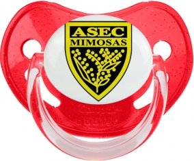 ASEC Mimosas Sucette Physiologique Rouge à paillette