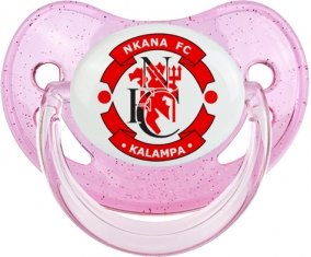 Nkana FC Kalampa Tétine Physiologique Rose à paillette