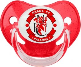 Nkana FC Kalampa Tétine Physiologique Rouge à paillette