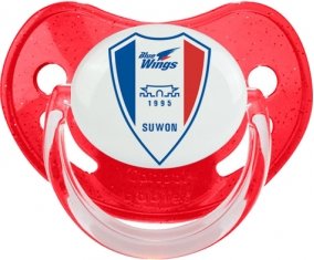 Suwon Samsung Bluewings Football Club South Korea Sucette Physiologique Rouge à paillette