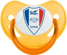 Suwon Samsung Bluewings Football Club South Korea Sucette Physiologique Jaune phosphorescente