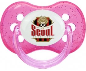 Football Club Séoul South Korea Sucete Cerise Rose à paillette