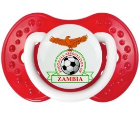 Zambia national football team Sucette LOVI Dynamic Blanc-rouge classique