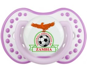 Zambia national football team Sucette LOVI Dynamic Blanc-mauve classique