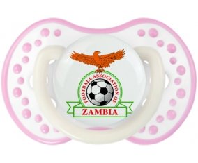 Zambia national football team Sucette LOVI Dynamic Blanc-rose phosphorescente