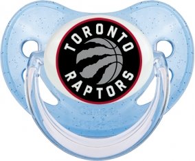 Toronto Raptors Sucette Physiologique Bleue à paillette