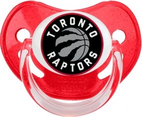 Toronto Raptors Sucette Physiologique Rouge à paillette