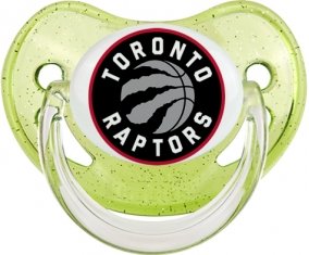 Toronto Raptors Sucette Physiologique Vert à paillette