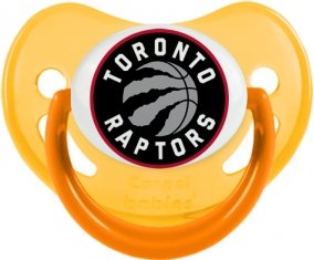 Toronto Raptors Sucette Physiologique Jaune phosphorescente