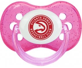 Atlanta Hawks Tétine Cerise Rose à paillette