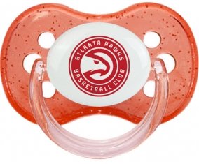 Atlanta Hawks Tétine Cerise Rouge à paillette