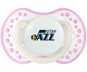 Utah Jazz Tétine LOVI Dynamic Blanc-rose phosphorescente