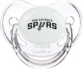 San Antonio Spurs Sucette Physiologique Transparent classique