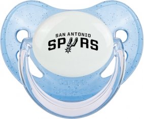 San Antonio Spurs Sucette Physiologique Bleue à paillette