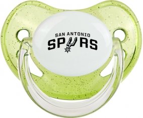 San Antonio Spurs Sucette Physiologique Vert à paillette