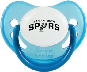 San Antonio Spurs Sucette Physiologique Bleue phosphorescente