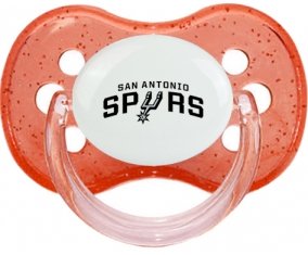 San Antonio Spurs Sucette Cerise Rouge à paillette