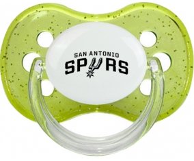 San Antonio Spurs Sucette Cerise Vert à paillette