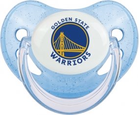 Golden State Warriors Sucette Physiologique Bleue à paillette