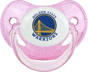 Golden State Warriors Sucette Physiologique Rose à paillette