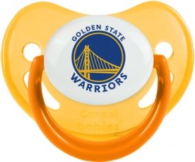 Golden State Warriors Sucette Physiologique Jaune phosphorescente