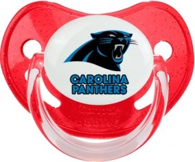 Carolina Panthers Sucette Physiologique Rouge à paillette