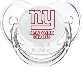 New York Giants Sucette Physiologique Transparent classique