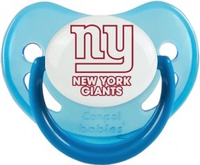 New York Giants Sucette Physiologique Bleue phosphorescente