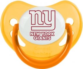 New York Giants Sucette Physiologique Jaune phosphorescente