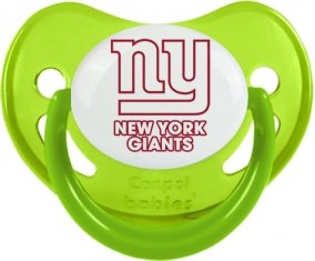 New York Giants Sucette Physiologique Vert phosphorescente