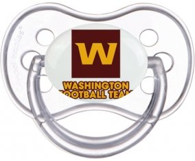 Washington Football Team Sucette Anatomique Transparente classique