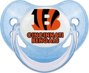 Cincinnati Bengals Sucette Physiologique Bleue à paillette