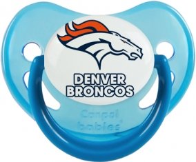 Denver Broncos Tétine Physiologique Bleue phosphorescente