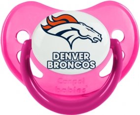 Denver Broncos Tétine Physiologique Rose phosphorescente