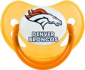 Denver Broncos Tétine Physiologique Jaune phosphorescente