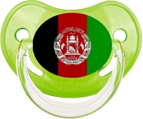 Drapeau Afghanistan Tétine Physiologique Vert classique