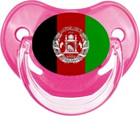 Drapeau Afghanistan Tétine Physiologique Rose classique