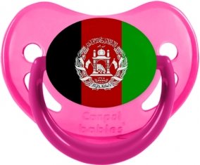 Drapeau Afghanistan Tétine Physiologique Rose phosphorescente