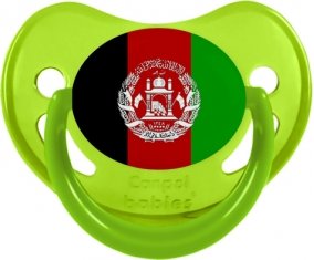 Drapeau Afghanistan Tétine Physiologique Vert phosphorescente