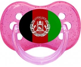 Drapeau Afghanistan Sucete Cerise Rose à paillette