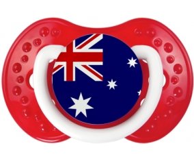 Drapeau Australie Tétine LOVI Dynamic Blanc-rouge classique