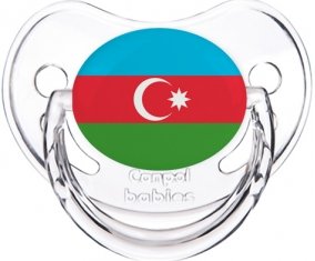 Drapeau Azerbaïdjan Sucette Physiologique Transparent classique